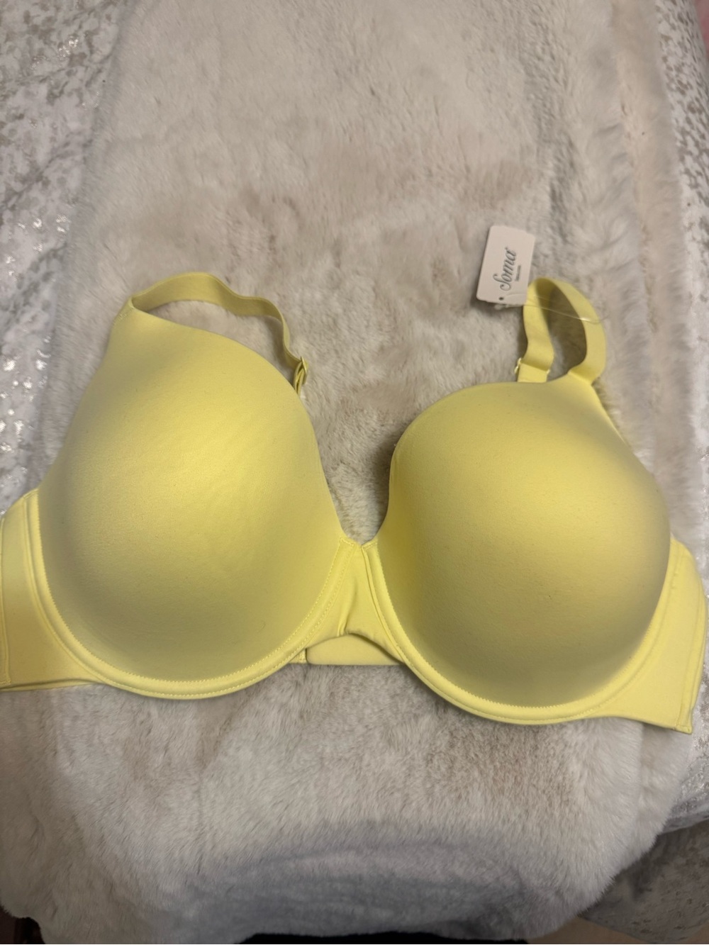 Soma Soft Yellow Enbliss Full Coverage Bra